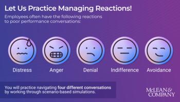 Practice Managing Employee Reactions to Complex Poor Performance Conversations preview picture